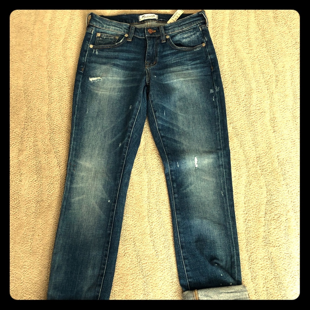 NWT Madewell Boyfriend Denim Size 24